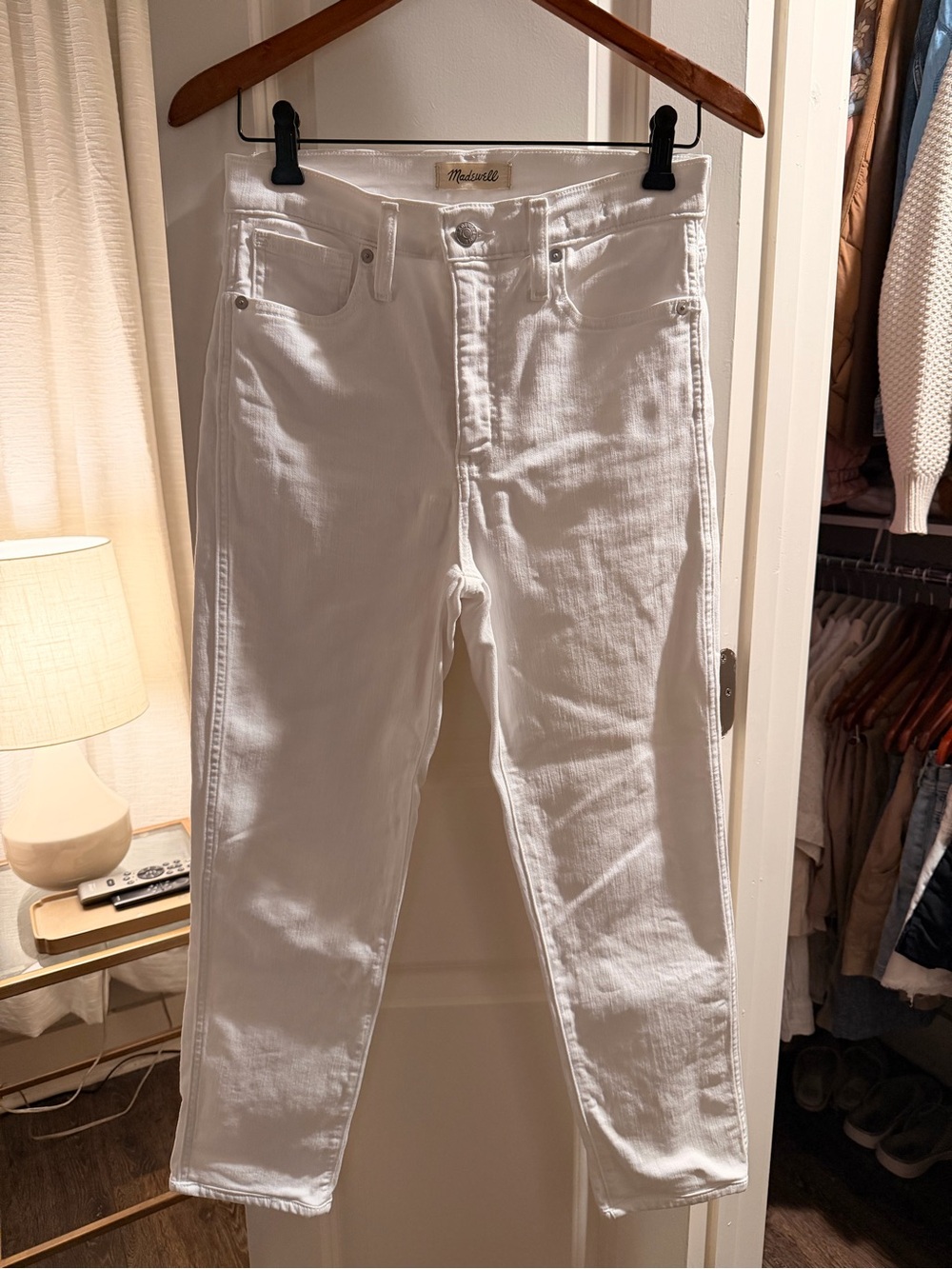 Madewell White Denim Jeans - Classic White